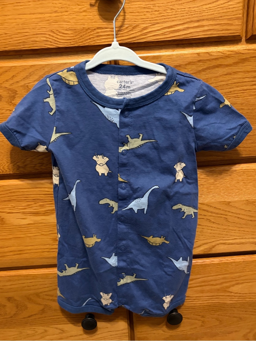 Carter's Dino Snap Romper 🦕 24 mo - NWOT
